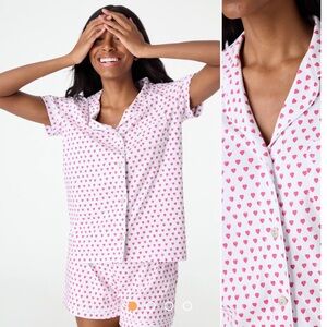 roller rabbit pink heart pjs